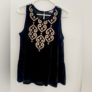 THML crushed velvet tank